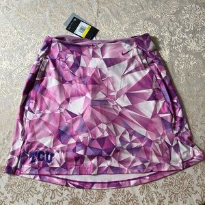 TCU embroidered Nike dri-fit skirt